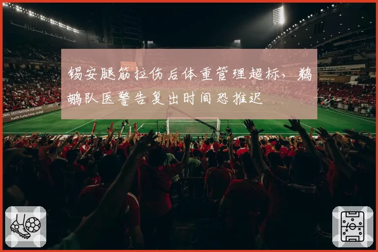 锡安腿筋拉伤后体重管理超标，鹈鹕队医警告复出时间恐推迟